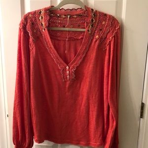 Free people crochet top